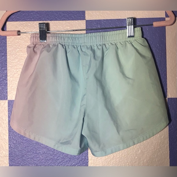 NWOT Adidas Ombre Woven Athletic Shorts in Pastel Rainbow - Size S / 7-8 - Picture 3 of 5